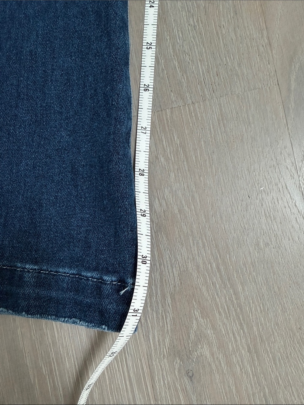PAIGE Genevieve Dark Blue Flare Jeans,like New, sz 32 - Picture 14 of 14
